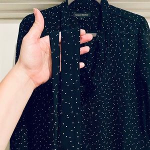 Banana Republic Tie Neck Blouse